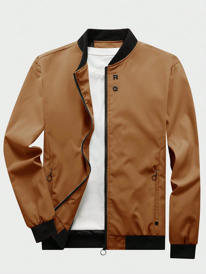 Manfinity Mode Men Zip up Bomber Jacket