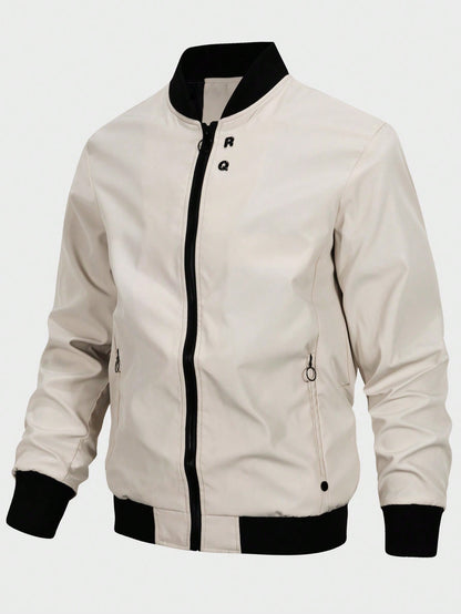 Manfinity Mode Men Zip up Bomber Jacket