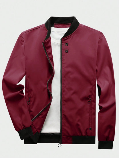 Manfinity Mode Men Zip up Bomber Jacket