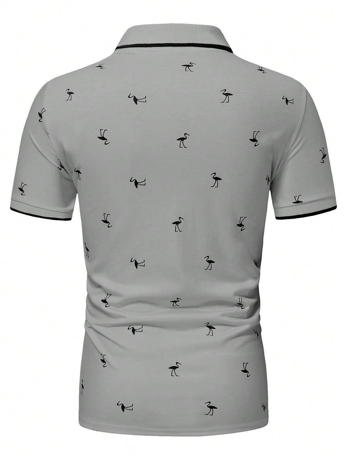 Manfinity RSRT Men'S Short Sleeve Printed Polo Shirt