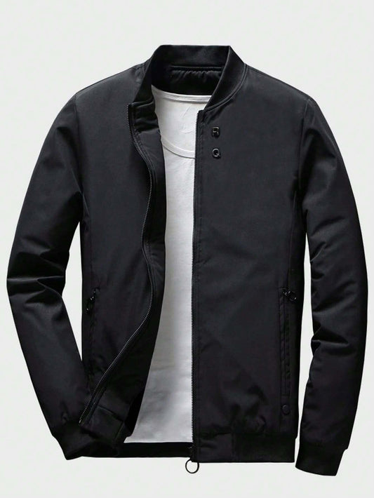 Manfinity Mode Men Zip up Bomber Jacket